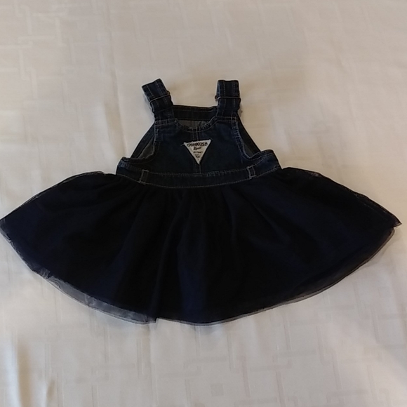 OshKosh B’gosh Blue Jean Overalls Tutu - Picture 4 of 7